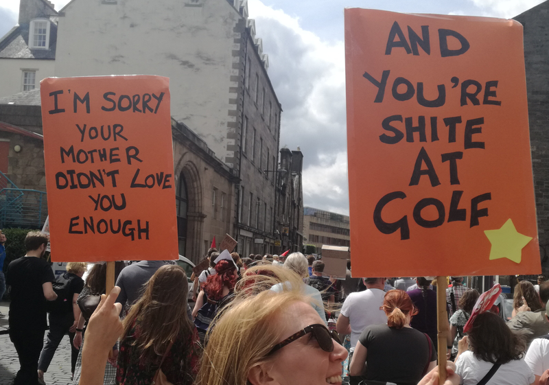 Illustration for article titled Scottish anti-Trump photo dump (long and comprehensive!)